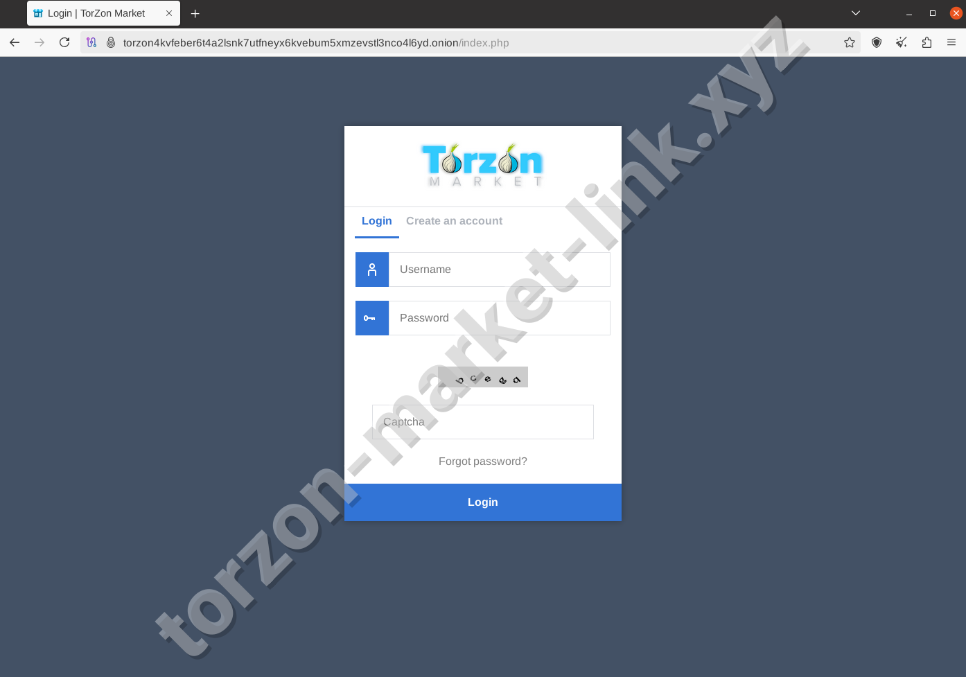 Secure Torzon Darknet Login Process